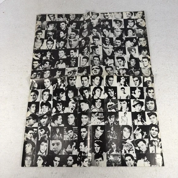 Vintage Elvis Presley Magazines Lot w 2 Full Size Posters Fan Collector - Picture 11 of 11